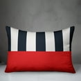 thumbnail image 3 of Creative Products Nautical Colorblock 14x20 Spun Poly Pillow, 3 of 3