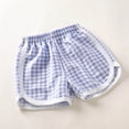 thumbnail image 2 of Fancifize Summer Plaid Lounge Shorts for Girls Casual Elastic Waist Wide Leg Pj Shorts Kids Loose Short Pants, 2 of 6