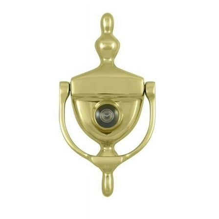 Door Knocker-Viewer- Bright Brass