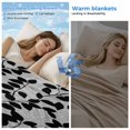 thumbnail image 2 of Grey Black Botanical Cooling Blanket,Lightweight Breathable Summer Throw Blanket with Double Sided Cold Effect,Pastoral Spring Floral Summer Art Picnic Blankets Bed Sheet for Hot Sleepers 40"x60", 2 of 8