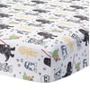 Lambs & Ivy Star Wars Classic Fitted Crib/Toddler Sheet - Yoda/Darth Vader