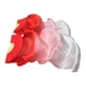 thumbnail image 1 of Abanicos de velo de seda para danza del vientre, abanicos plegables largos para mujeres y niñas, accesorios de vestuario rojo a blanco, 1 of 7