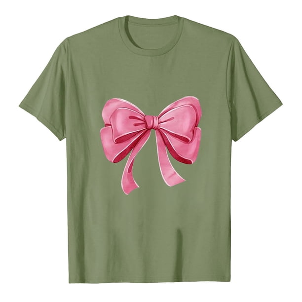 Fiudx Tops para Mujer Top de Manga Corta con Cuello Redondo y Estampado Regular Sexy de Verano para Mujer