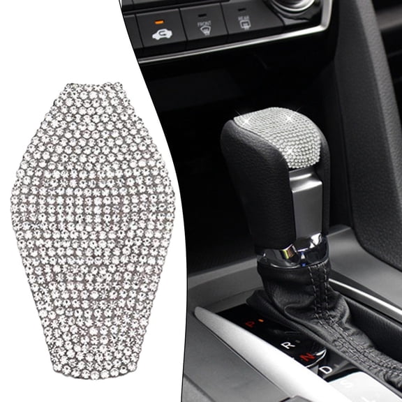 BAMILL Bling Interior Gear Shift Knob Cover Trim for Honda Civic 2016 -2019