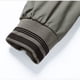 thumbnail image 4 of Chaqueta de moto de bolsillo a prueba de viento cálida informal con cremallera y cuello alto de color sólido para hombre Pompotops  oipoqjl11497, 4 of 7