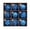 A-Blue, variant on Foam Christmas Ornament Set 9 Pieces, Handcrafted Sequin Glitter Baubles, Layered Look Shatterproof, for Xmas Tree Wreath Garland Decor