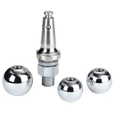 REESE® Interchangeable Trailer Hitch Ball, (1-7/8 Inch Diameter Ball & 2 Inch Diameter Ball & 2-5/16 Inch Diameter Ball), 8,000 lbs. Capacity, 7430960