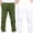 White A, variant on 2 Pack Boys Athletic Pants Casual Elastic Waist Cargo Sweatpants with Pockets Joggers for Boys Size 4-13