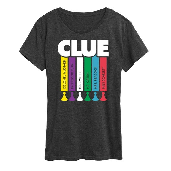 Clue - Logo Characters - Women's Short Sleeve Graphic T-Shirt
