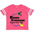 thumbnail image 3 of Inktastic Down Syndrome Awareness with Butterfly and Ribbon Boys or Girls Toddler T-Shirt, 3 of 5