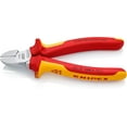 thumbnail image 2 of Knipex Diagonal Cutter chrome-plated, insulated with multi-component grips, VDE-tested 160 mm 70 06 160, 2 of 6