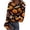 Black, variant on longantii Womens Underscrub Long Sleeve Halloween Shirts, Slim Fit Ribbed Knit Crewneck Tops Cute Ghost Pumpkin Fall Print Stretch Basic Tees Holiday Outfits