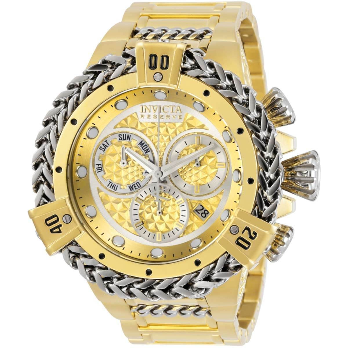 Invicta 30545 Men's Reserve Hercules Gold, Silver Tone Dial Watch