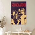 thumbnail image 3 of Music Poster- Soundgarden Band Poster- Vintage Style - Size 24x36 - Postora, 3 of 5