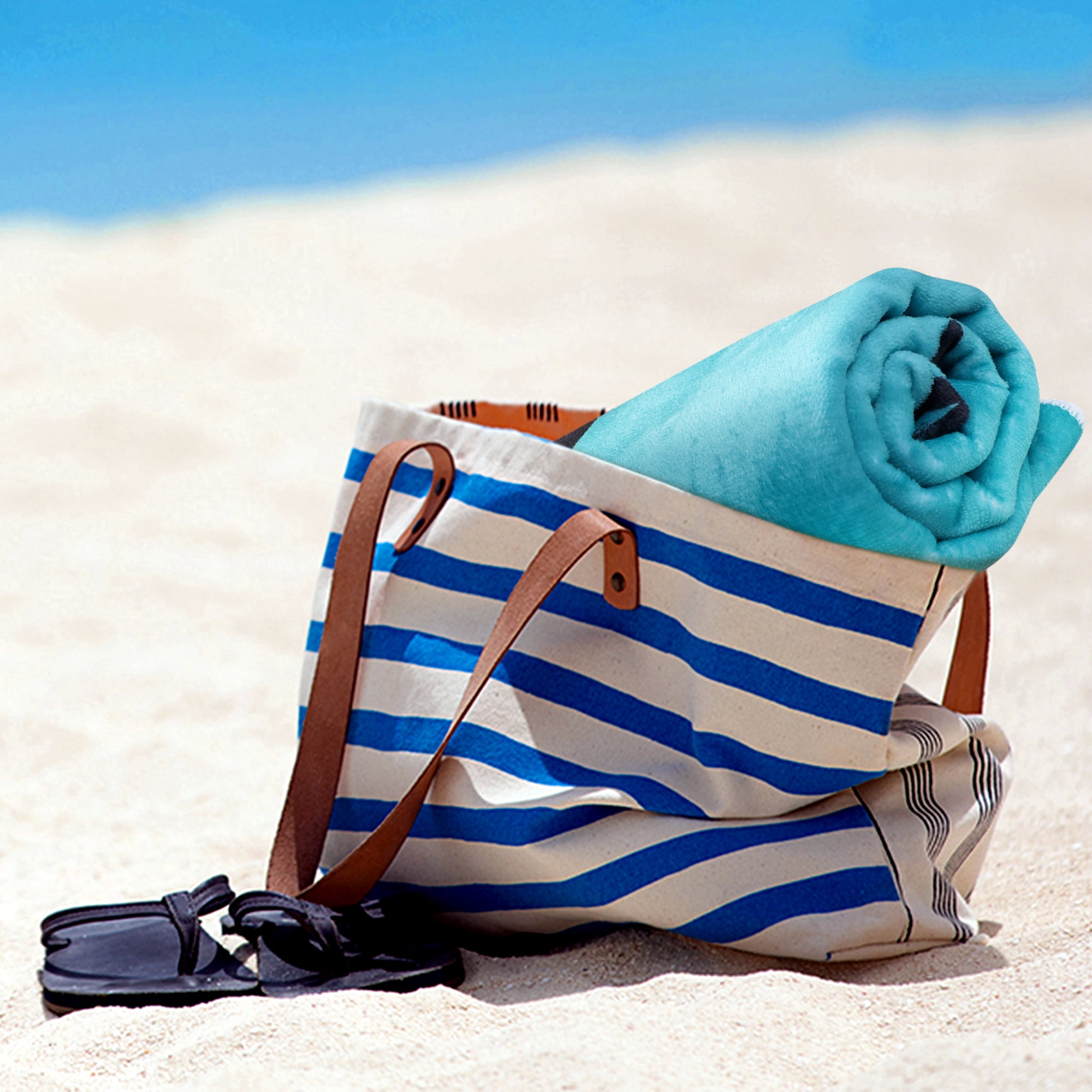 Unique Bargains Oversized Beach Towel Absorbent Quick Dry Thick Pool Towels for Swimming Tree
