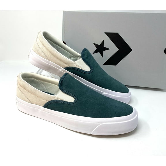 Converse ONE STAR CC SLIP On Suede Men’s Green Egret 166843C