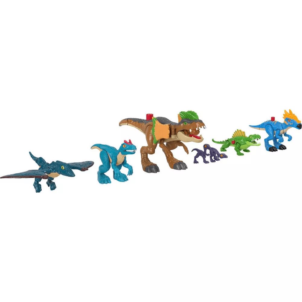 Imaginext Jurassic World Dinosaur Figure Set, Multicolor