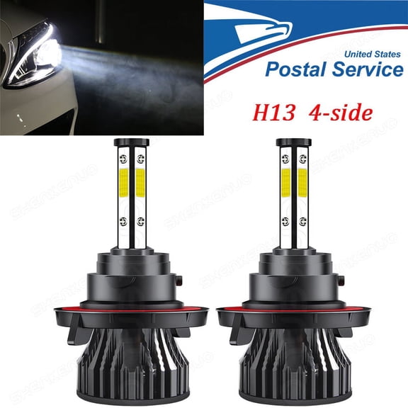 H13 LED Headlight High/Low Beam Bulbs Kit For Ford F250 350 450 550 2005-2015