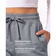 thumbnail image 5 of 3 Pack Women's Fleece Joggers Sweatpants Lounge Pants Sweats Casual Pockets, 5 of 7