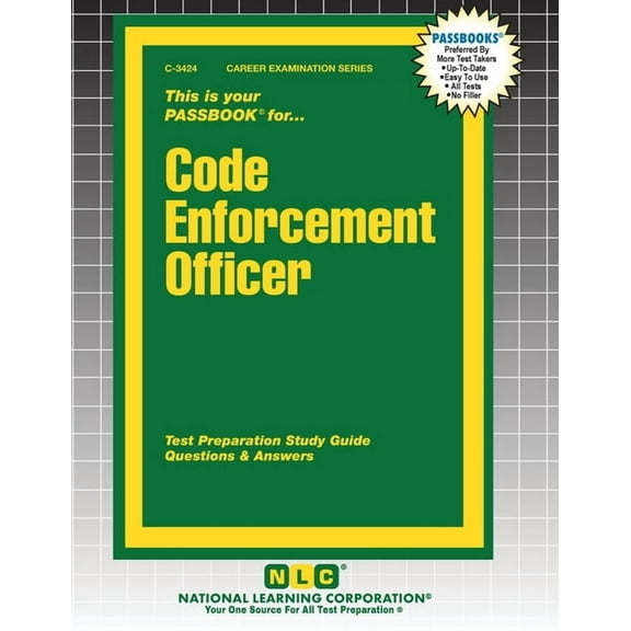 Career Examination Code Enforcement Officer, Book 3424, (Paperback)