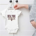 thumbnail image 5 of PACMAN Arcade Game New York Varsity Romper Boys or Girls Infant Baby Brisco Brands NB, 5 of 6