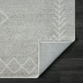 thumbnail image 3 of LR Home and Evette Rios Carmen 7'9" x 9'9" Gray/White Diamond Stain Resistant Indoor Area Rug, 3 of 9