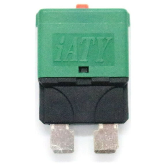 FONDOTIN Resettable Automotive Fuse 30 Amp Green for Vehicle and Marine Use