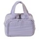 thumbnail image 1 of Injueey Bolsa de viaje para el cuidado personal con forro de PVC impermeable y moderna bolsa para guardar maquillaje. Almacenamiento y organización del hogar púrpura, 1 of 5