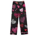 thumbnail image 5 of Iyufng Valentines Day Pajama Sets for Women Plus Size,Womens Pajama Sets Long Sleeve Casual Fashion Valentine's Day Printed V-Neck Lapel Sleepwear Sets (Top+Pants) S-XXL, 5 of 6