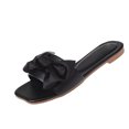 thumbnail image 4 of Sandalias de mujer Zapatillas Bowknot Tiras Punta abierta Verano Zapatillas planas para playa, 4 of 5