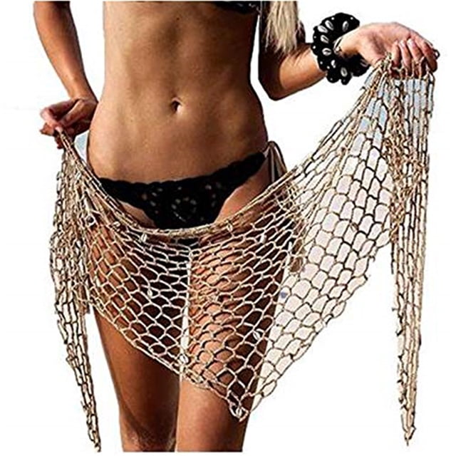 xiaxaixu Maillot de Bain pour Femmes Triangle Couvre-Bikini en Filet