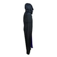 thumbnail image 4 of HPO Reversible Hooded Cape Costume for Adult Men, Black and Purple, 4 of 7