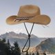 thumbnail image 2 of Sombrero de vaquero de playa a la moda: protección UV plegable y elegante para actividades al aire libre, 2 of 6