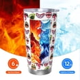 thumbnail image 6 of KLL Halloween Mouth Print 40oz Stainless Steel Insulated Car Cup with Spillproof Lid - Keep Your Drink Hot or Cold on the Go-Straw Three-piece Set, 6 of 8
