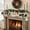 Red Brown, variant on Christmas Mantle Scarf 60x17 Inch, Beige Christmas Fireplace Christmas Decorations Cover Runner, Santa Xmas Rustic Farmhouse Winter Christmas Mantel Decorations Xmas Holiday Mantel Scarves