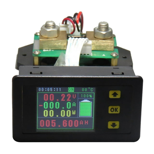 Pantalla LCD Macarena DC 500V Voltaje de Corriente KWh Watt de Energía 500V 100A