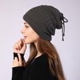 thumbnail image 5 of AWZXDE Versatile Thermal Knit Hat With Enhanced Heating Ear Warmer And Neck Gaiter For Outdoor Winter Activities Seasonal Cold Weather Gear Grey, 5 of 6