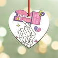 thumbnail image 3 of CafePress - Anti Valentine Club Coupon - 3.25" x 3" Wood Heart Ornament, 3 of 3