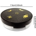 thumbnail image 2 of Fashion Planet Contact Lens Case Portable Contact Lens Box Kit with Mirror (Round), 2 of 4