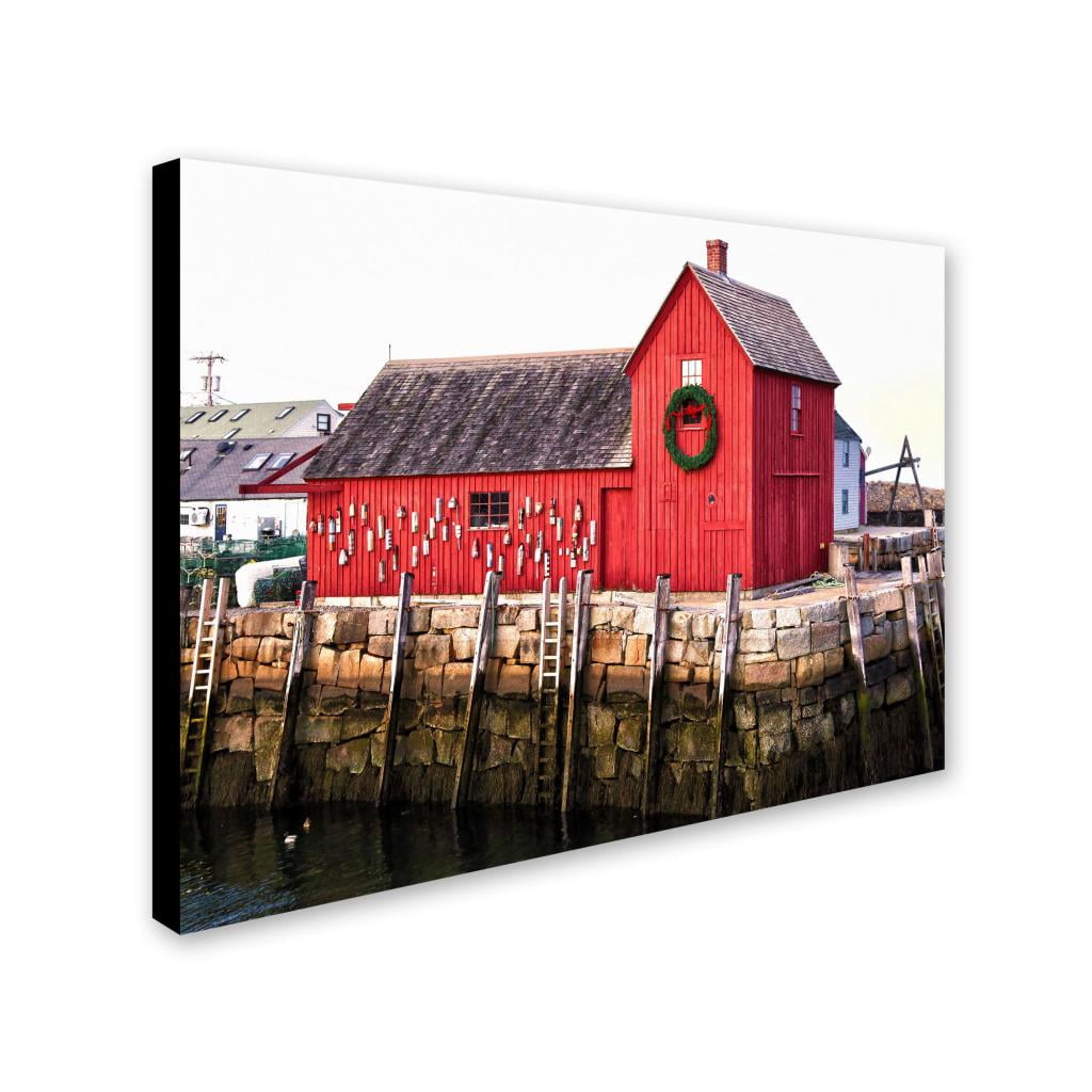 Trademark Fine Art "Boston 5" Canvas Art by CATeyes