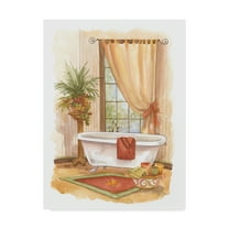 Trademark Fine Art 'Watercolor Bath in Spice II' Canvas Art by Jerianne Van Dijk