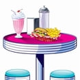 thumbnail image 3 of Soda Shop Tables & Stools Props Party Accessory (1 count) (2/Pkg), 3 of 7