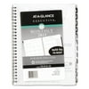 AT-A-GLANCE Executive Monthly Planner Refill, 6 5/8 x 8 3/4, White, 2018