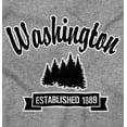 thumbnail image 2 of Washington Cute Evergreen Souvenir Plus Size Crewneck Graphic Tee Shirt Brisco Brands 2X, 2 of 3