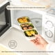 thumbnail image 3 of Contenedores de acero inoxidable para refrigerios, caja de condimentos dividida con tapas, lonchera con compartimentos sellados a prueba de fugas, contenedor de alimentos reutilizable., 3 of 8