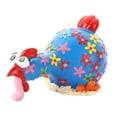 thumbnail image 3 of Figuras de pollo decorativas y creativas, estatuas de pollo para del hogar y el patio trasero azul, 3 of 8