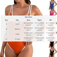 thumbnail image 3 of CHGBMOK Womens One Piece Swimsuit Tummy Control V Neck Bathing Suit Double Straps Backless Swimwear, 3 of 7