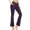 Purple-02, variant on High Waist Yoga Pants with Pockets Warm Yoga Pants High Waist Buttocks Stretch Fitness Flare Leggings