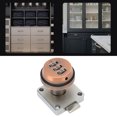 thumbnail image 1 of Security Combination Cam Lock, Polishing Process Rust Prevention Password Coded Cabinet Lock Wearproof Sturdy Zinc Alloy  for Drawer Grey,Black,Bronze, 1 of 7