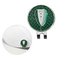 thumbnail image 4 of Marcadores de pelotas de golf para clips magnéticos para sombreros accesorios para bolsas de golf regalo para hombres y mujeres Verde Zulema Marcador de pelotas de golf, 4 of 8